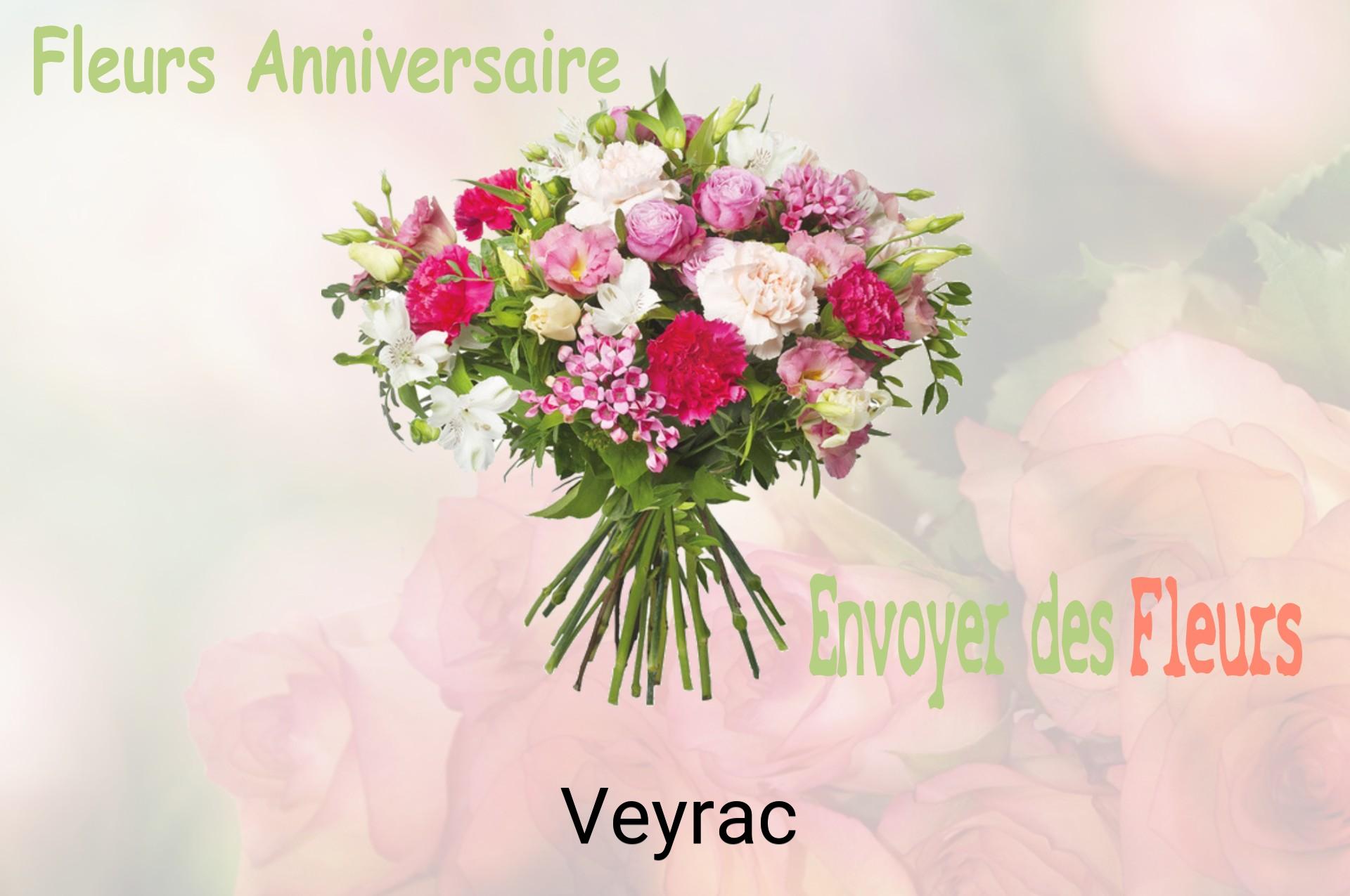 Bouquet de fleurs d’anniversaire livré à Veyrac
