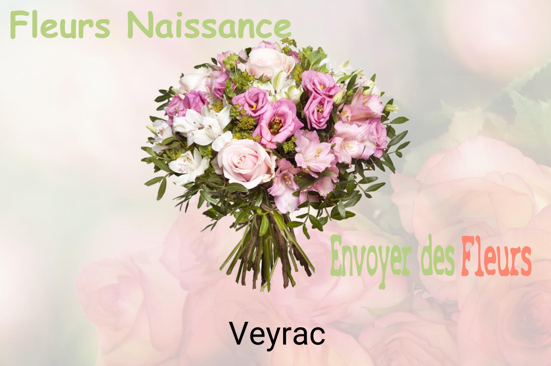 Bouquet de fleurs de naissance livré à Veyrac